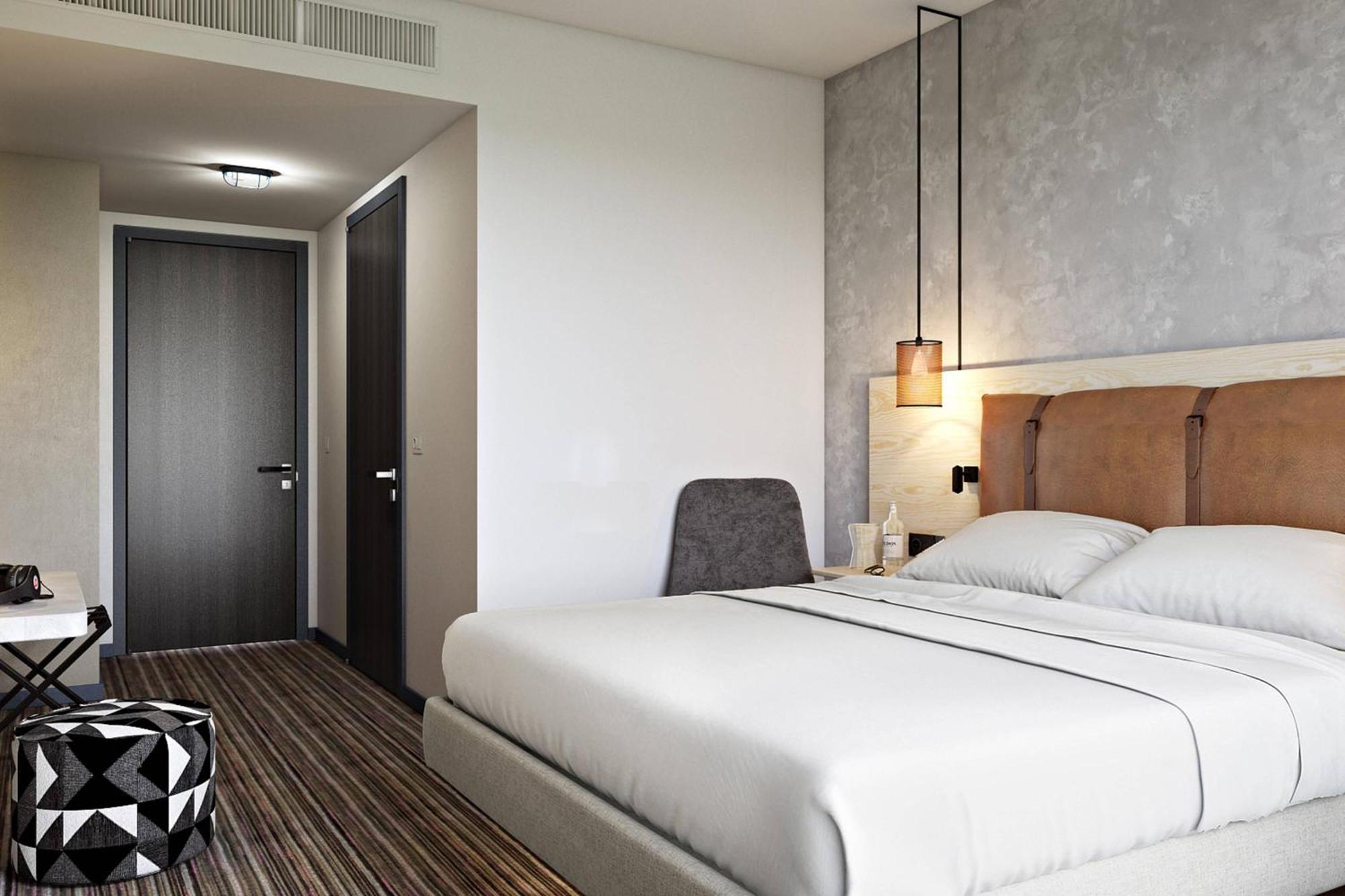 Moxy Duesseldorf South Hotell Exteriör bild